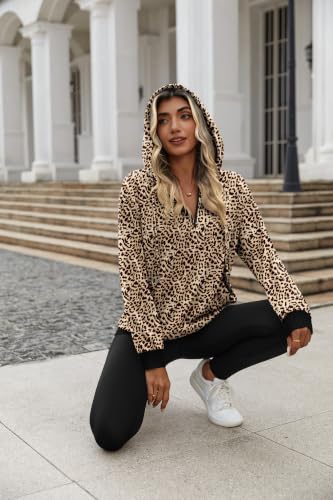 Image of Zeagoo Hoodies for Women Half Zip Up Oversized Sweatshirt Fall Clothes 2026