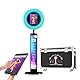 MWE Photo Booth Machin mit Flightcase, Logo Anpassung, Unterstützung Software und Fernsteuerung, Geeignet für Partys, Hochzeiten, Verleihindustrie, YouTube, Video, Tiktok (Leuchtkasten, Schwarz)