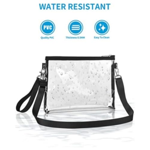 Clear Tote Bag Stadium Approved Clear Bag with Removable Straps for Work Sporting Events and Concert2