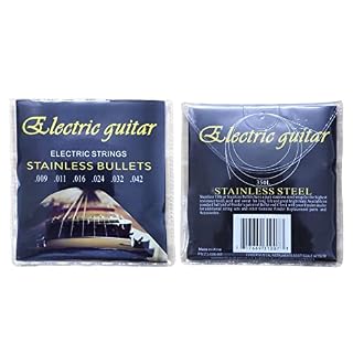 Maodom Cordes en Acier pour Guitare électrique – Jeu de Cordes de Guitare électrique 1-6 | Fabriqué en Acier pour… - Les Beatles, Paul McCartney, John Lennon, RIngo Starr, George Harrison