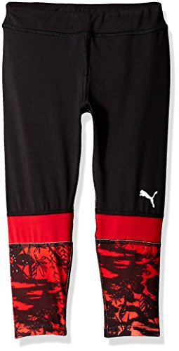 PUMA Girls' Cropped Tights with Print