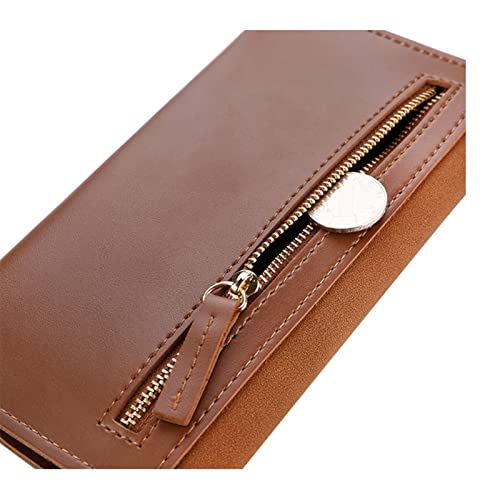 Womens Lady Moneybags Zipper Coin Purse Envelope Wallet Money Cards ID Bags Purses Pocket (Red)4