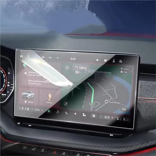 Éviter rayures écran Skoda Octavia 2025 protection verre trempé 13"
