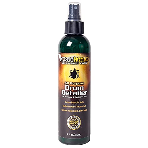 MusicNomad Premium Drum Detailer and Polish, 8 oz...