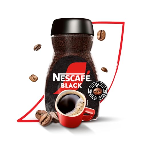 Opiniones de Cafe Walmart comprados en linea. 43 Nescafé Black Café Soluble | Sabor y Aroma Intenso | Granos 100% Robusta en Frasco de 170g