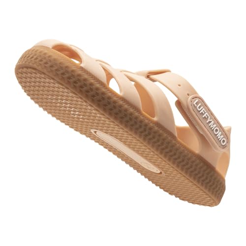 Image of Luffymomo Boys Girls Closed Toe Sandals Lightweight Beach Water Shoes Adjustable Summer Outdoor Sandal for Toddler /Little Kids