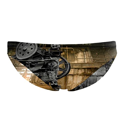 Swim Trunks Men, Mens Jammers For Swimming, Factory Pattern Vintage Retro #TOP24