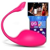 Cacuola KI-Sync Vibrator Sex Spielzeug für die Frau Paare, Weiches Vollsilikon Vibration für...