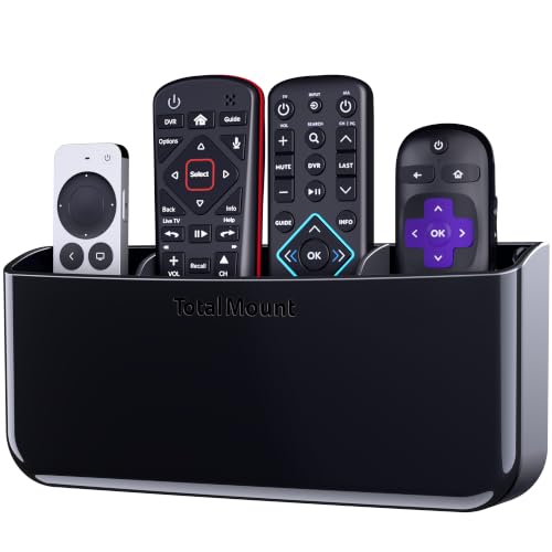 TotalMount Hole-Free Remote Holder for 3-4 Remotes