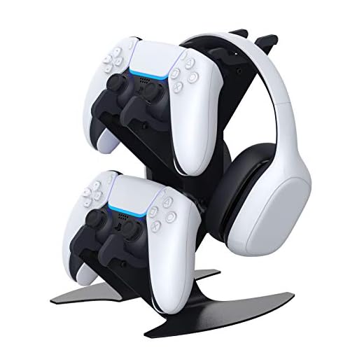 NBCP Controller Holder, Gaming Headset Stand Mount for PS5 / PS4 / Xbox Series X S/Xbox One/Nintendo Switch/Headset Aluminum Metal Holder Universal Gamepad Gaming Controller Accessories
