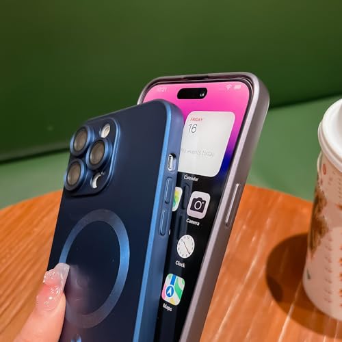Étui magnétique iPhone 12 Pro Max noir avec protection de caméra
