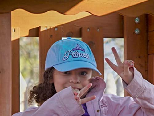 Popfizzy Princess Hat, Bling Baseball Cap, Sparkle Crown Baseball Hats for Girls, Cotton Ballcap, Adjustable3