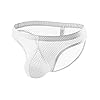Voberry Heren ondergoed katoen sport fitness slip mesh ademende boxershorts comfortabele onderbroek met lage taille U…