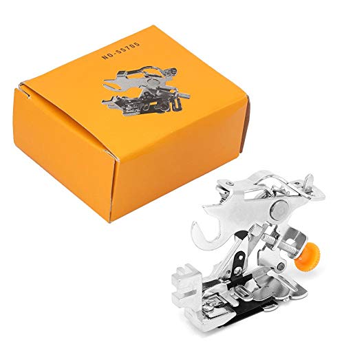 Sewing Machine Presser Foot Household Ruffler Presser Foot Sewing Machine Low Shank Presser Foot with Lock Cylinder for Sewing Machine Accessories(Yellow)