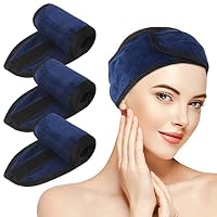 4er Set Haarbänder Damen – Verstellbare Frottee-Stirnbänder Für Make-up, Sport & Gesichtspflege