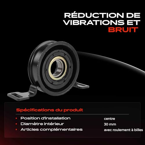 Roulement de support central d'arbre transmission Range Rover L322 essence diesel