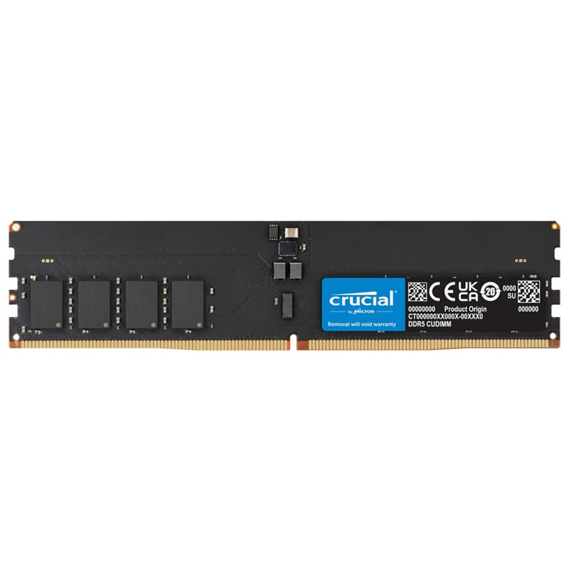Amazon.in: Buy Crucial DDR5 RAM, 32GB CUDIMM, 6400MHz CL52, Single