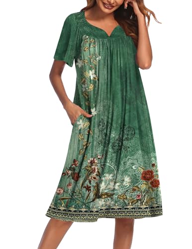 Ekouaer Womens House Dress with Pockets