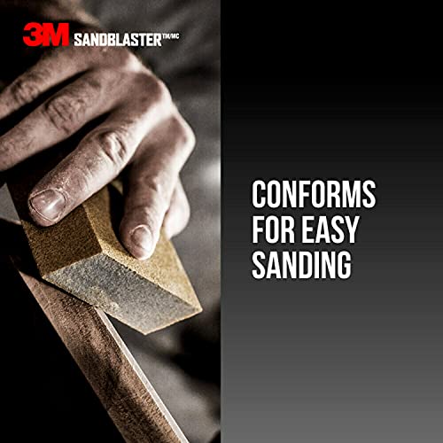 3M 20908-150 150 Grit Sandblaster Sanding Block, Gold #TOP6