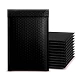 Chovbe 30Pcs Bubble Mailers, Self-Seal Padded Envelopes 13x18cm, Poly Mailing Bags for Shipping & Packaging, Black