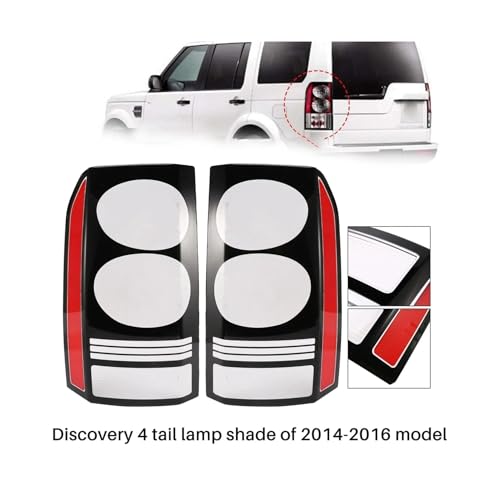Protector de luz trasera derecha compatible con Land Rover Discovery 4 acabado texturizado ABS 2