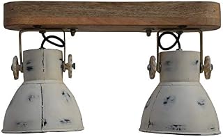 Pendant Ceiling Light Ceiling Spotlight Retro Vintage Shabby Design for E27 Bulbs (Pack of 2)