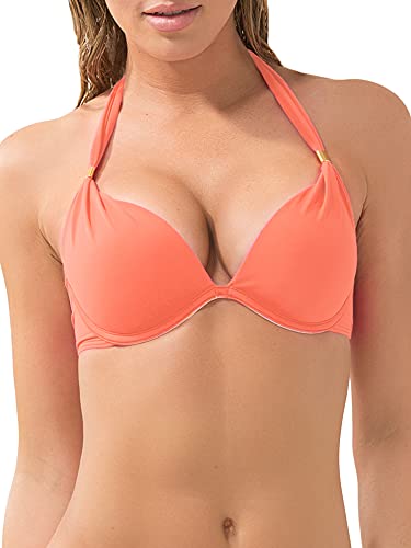 Smart & sexy women's standard swim secret mega push-up halter…