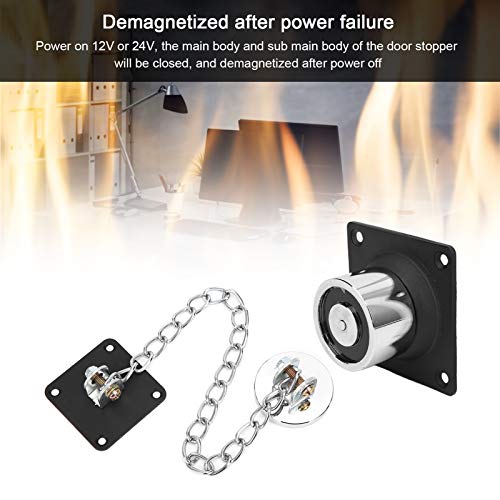 Support de Porte électromagnétique Anti Claquement Sécurité Angle - 6