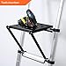TooCust Ladder Platform Accessories - Anti-Slip Extension Ladder Work Platform System, Heavy Duty Work Tray for Tools, 400 lbs Capacity (Black)