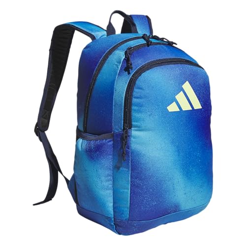adidas Kids Affiliate Backpack School Bag for Girls and Boys 27L Spray Gradient Team Royal Blue/Frozen Lemon Yellow OSFA