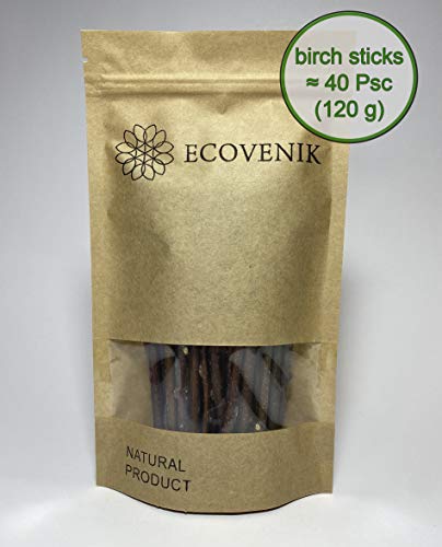 120 Gram - Wood Sticks For Crafts - 6 Inch Birch Wood Craft Sticks - Natural Twigs Sticks For Crafting, Diy School Projects, Card Making, Embellishments & Photo Props #TOP6