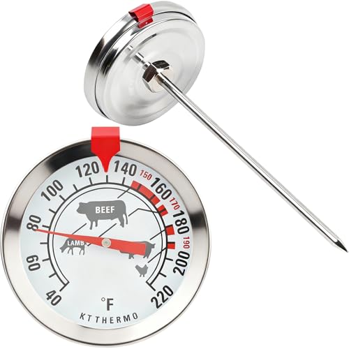 KT THERMO Meat Thermometer with Clear Dial Display
