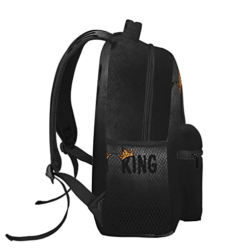 ASYG King Backpack Men Laptop Backpack Lion Tablet Travel Picnic Bag Lion Travel Bag3
