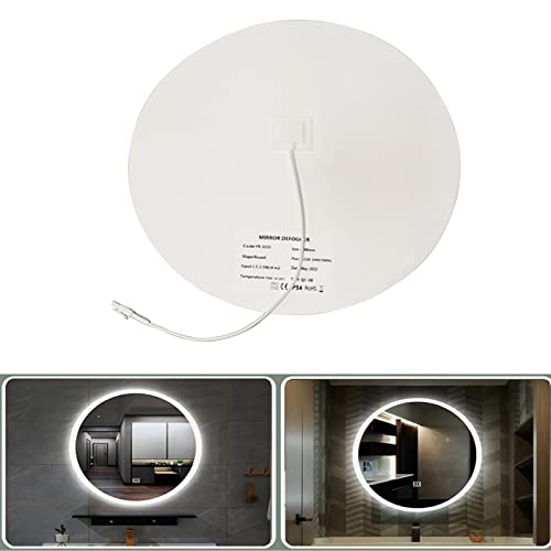 Película térmica antivaho eléctrica para espejo de baño miniatura 3
