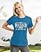 CQF Women Mom Shirt Blessed Mom All Day Every Day Letter Print T-Shirt Best Mama Tee Tops Blue