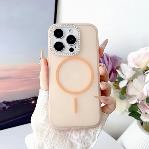 Coque antichoc iPhone 13 magnétique orange pour éviter les chutes et bris