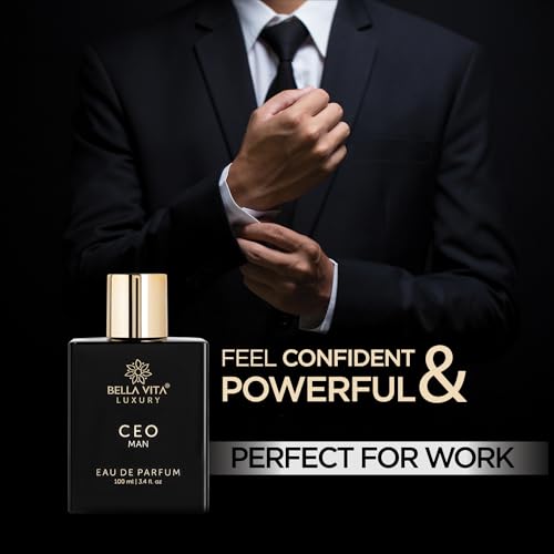 Image of Bella Vita Luxury Black Edition Gift Set with CEO Man EDP Perfume 100ml, Body Parfum Deodorant 150ml & Refreshing Shower Gel for Deep Cleansing, 250ml