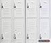 Magnetic Shelf Labels - Magnetic Name Tags - Dry Erase Strip Magnets - Dry Erase Re-writable Magnetic Strips Labels Tags, 1 x 2 Inches ( 25 Pack)