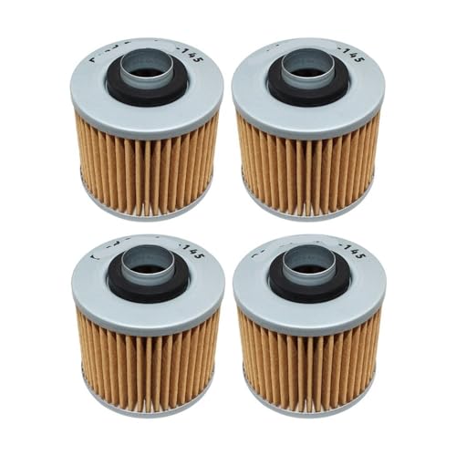 Filtre à huile pour moto contre l'usure moteur XV535 XVS1100 4 pièces