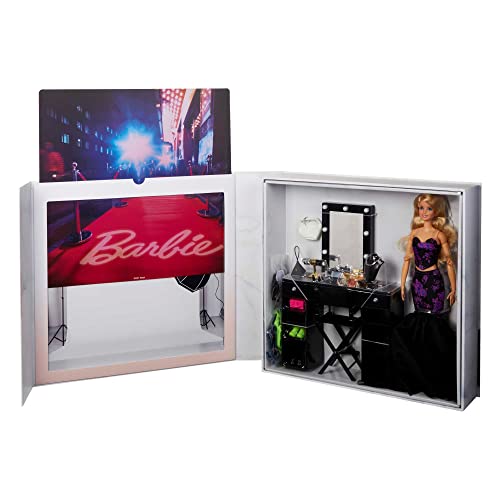 Barbie BarbieStyle Fashion Studio Set con muñeca posable miniatura 6
