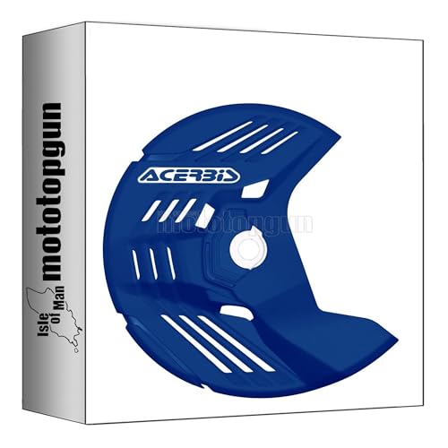 Protector de disco Acerbis azul compatible con Husqvarna FE 350 contra impactos de piedras