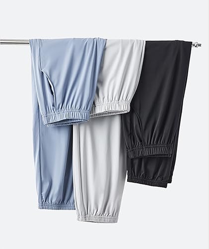 ABALACOCO 2 Pcs Boy's Summer Casual Baggy Harem Pants Dance Lightweight Loose CoolFeel Jogger Sport Running Trousers 6