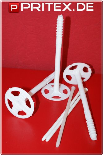 Preisvergleich Produktbild Tellerdübel Dämmstoffdübel Dübel Dämmstoffhalter Thermodübel 10x180 - 200 Stück