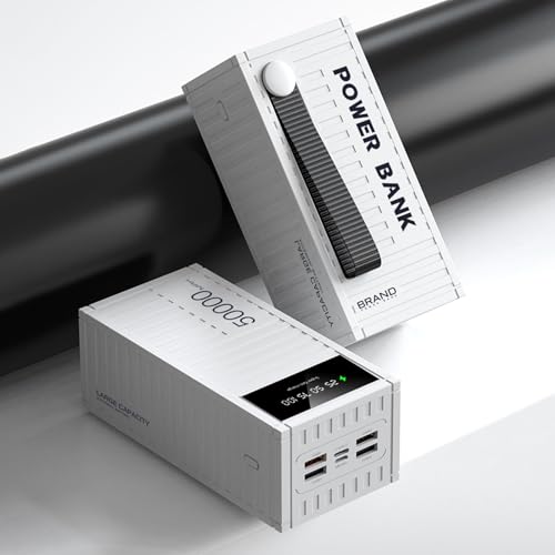 Cargador Portátil 50000mAh contra Apagones con USB de Carga Rápida 66W 6
