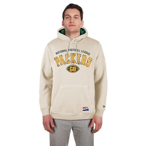 Sudadera Green Bay Packers contra el frío con capucha y colores oficiales