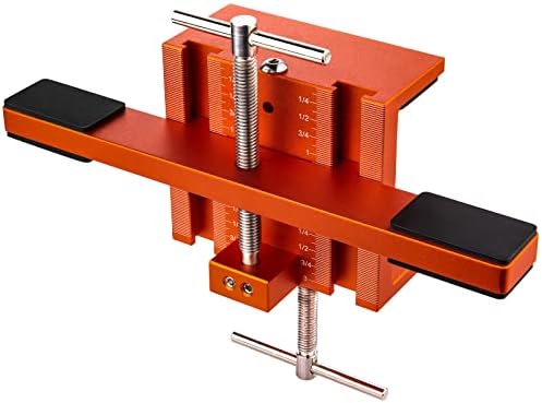 Neitra Cabinet Door Mounting Jig, Support Arm and Clamp Integrated, Aluminum Alloy Body Heavy Duty Tool for Cabinets with Face Frame or Frameless - Supports, Positions, Levels (1-PACK)