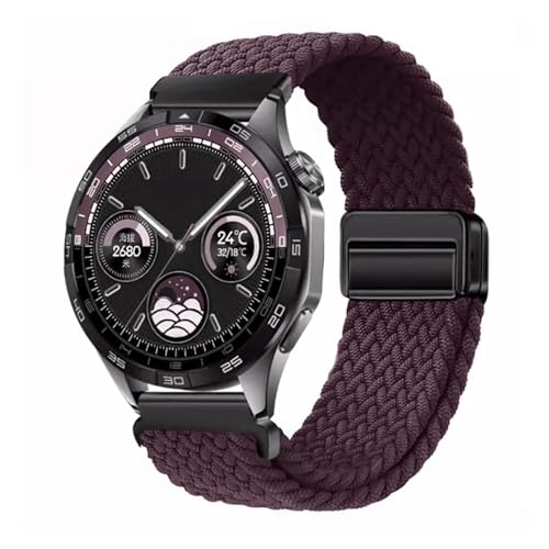 Bracelet montre nylon 20mm respirant cerise pour Samsung Galaxy Watch 6 5 4