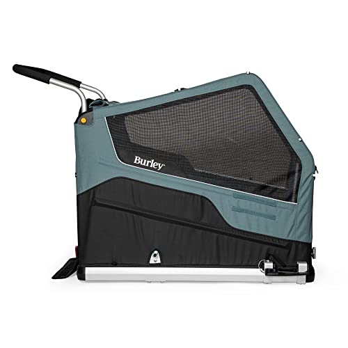 Burley Bark Ranger Fahrradanhänger Schwarz/Blau Einheitsgroße