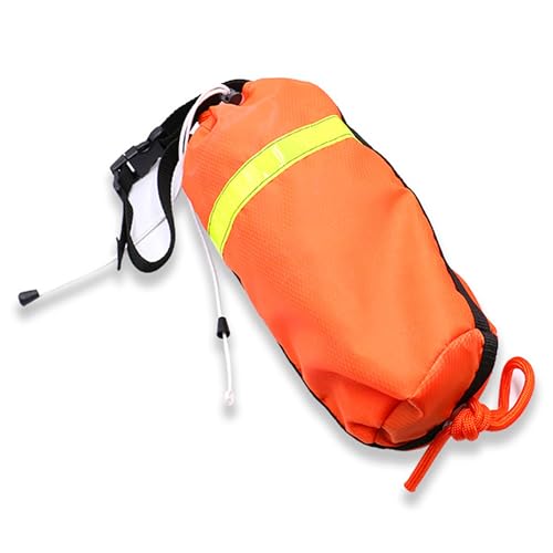Sac à lancer contre le courant avec corde réfléchissante de 70 pieds pour bateau