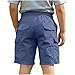 Kids Summer Lightweight Linen Cargo Shorts Casual Elastic Waist Loose Thin Bermuda Shorts with Pockets for 5-15 Years
